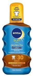 ΛΑΔΙ ΕΝΕΡΓΟΠΟΙΗΣΗΣ ΜΑΥΡΙΣΜΑΤΟΣ NIVEA PROTECT & BRONZE SPF30 200ML ΛΑΔΙ ΕΝΕΡΓΟΠΟΙΗΣΗΣ ΜΑΥΡΙΣΜΑΤΟΣ NIVEA PROTECT & BRONZE SPF30 200ML