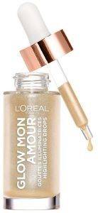 GLOW MON AMOUR L\'OREAL  �������� HIGHLIGHTER - ��1 CHAMPAGNE