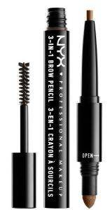I + NYX 3 IN 1 BROW PENCIL BRUNETTE