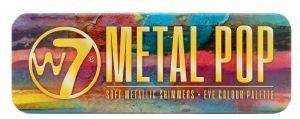 ������ ����� W7 METAL POP SOFT METALLIC SHIMMERS EYE COLOUR PALETTE 15.6GR