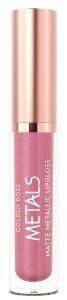  LIP GLOSS  GOLDEN ROSE    METALS MATTE METALLIC  55  DUSTY PINK 