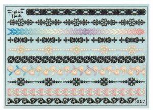 OEM ΑΥΤΟΚΟΛΛΗΤΑ ΝΕΡΟΥ OEM FASHION NAILS 3D SLIDER 07