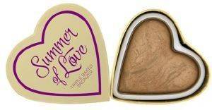 BRONZER MAKEUP REVOLUTION I HEART REVOLUTION BLUSHING HEARTS SUMMER OF LOVE 10GR