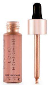  MAKEUP REVOLUTION LIQUID HIGHLIGHTER - LUSTRE GOLD 18ML