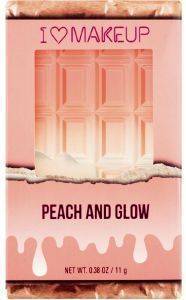 ������ MAKEUP REVOLUTION I HEART MINI CHOCOLATE PEACH AND GLOW 11GR