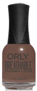 ORLY ΘΕΡΑΠΕΙΑ ΚΑΙ ΒΕΡΝΙΚΙ ORLY BREATHABLE DOWN TO EARTH 20951 ΚΑΦΕ 18ML