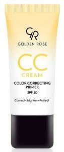 PRIMER GOLDEN ROSE CC CREAM COLOR CORRECTING SPF30 ΚΙΤΡΙΝΟ 30ML