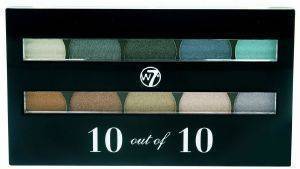   W7 PERFECT 10 EYESHADOW PALETTE SHIMMER NUDES 10GR