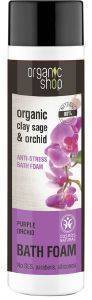 ���������� ORGANIC SHOP PURPLE ORCHID BATH FOAM ANTI-STRESS 500ML