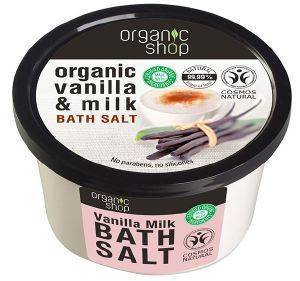   ORGANIC SHOP BATH SALT VANILLA MILK 250ML