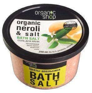 ����� ������� ORGANIC SHOP BATH SALT ORANGE BLOSSOM  250ML