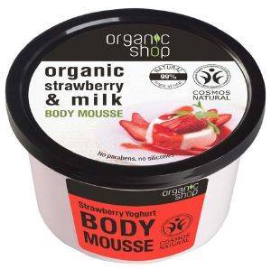 ��������� ���� ������� ORGANIC SHOP STRAWBERRY YOGHURT BODY MOUSSE 250ML