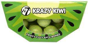 BATH BOMBS W7 FRUITY FIZZY KRAZY KIWI 10 X 10G