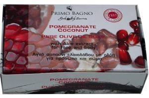 ΣΑΠΟΥΝΙ ΕΛΑΙΟΛΑΔΟΥ POMEGRANΑΤΕ & COCOΝUT 100G ΣΑΠΟΥΝΙ ΕΛΑΙΟΛΑΔΟΥ POMEGRANΑΤΕ & COCOΝUT 100G