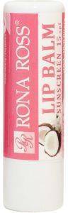 LIP BALM RONA ROSS LIP BALM COCONUT SPF15 4.7GR