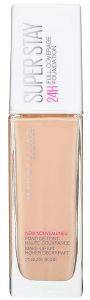 MAKE UP MAYBELLINE SUPER STAY 24H FULL COVERAGE FOUNDATION 021 NUDE BEIGE 30ML