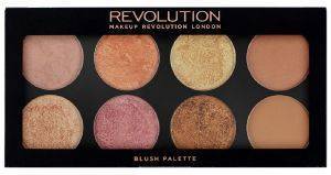  MAKEUP REVOLUTION BLUSH PALETTE BLUSH GOLDEN SUGAR 2 ROSE GOLD 13GR