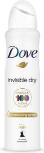ΑΠΟΣΜΗΤΙΚΟ DOVE INVISIBLE DRY 48H SPRAY 150ML ΑΠΟΣΜΗΤΙΚΟ DOVE INVISIBLE DRY 48H SPRAY 150ML
