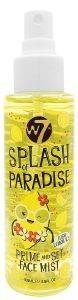 PRIME AND SET FACE MIST W7 SPLASH OF PARADISE  LUSH LEMON ICE 100ML