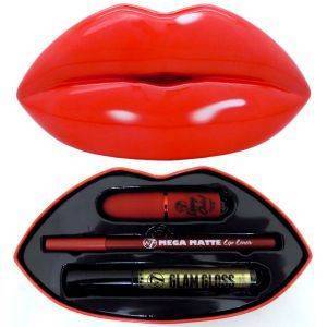 ΣΕΤ ΔΩΡΟΥ W7 KISS KIT RED ALERT ΣΕΤ ΔΩΡΟΥ W7 KISS KIT RED ALERT