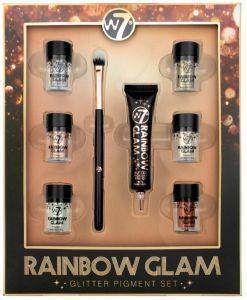 ΣΕΤ ΔΩΡΟΥ W7 RAINBOW GLAM GLITTER PIGMENT 8TMX ΣΕΤ ΔΩΡΟΥ W7 RAINBOW GLAM GLITTER PIGMENT 8TMX