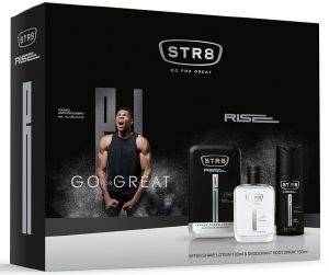   STR8 RISE AFTER SHAVE 100ML + DEO BODY SPRAY 150ML
