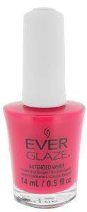CHINA GLAZE ΒΕΡΝΙΚΙ EVER GLAZE 30 SEC PLINK ΦΟΥΞΙΑ 14ML