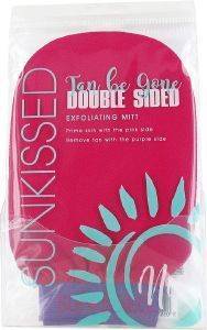  SUNKISSED TAN BE GONE DOUBLE SIDED EXFOLIATING MITT