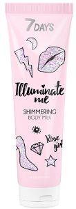 BODY MILK 7 DAYS ROSE GIRL SHIMMERING BODY MILK 150ML