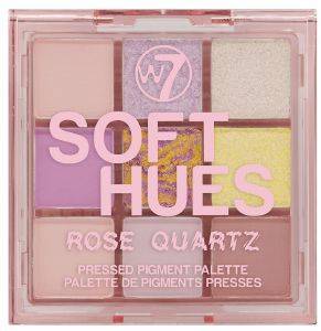   W7 SOFT HUES PRESSED PIGMENT PALETTE - ROSE QUARTZ 8.1GR