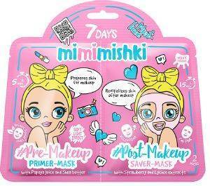 MIMIMISHKI PRE & POST 7 DAYS MAKEUP PINK 25GR/25GR