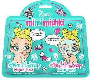 MIMIMISHKI PRE & POST 7 DAYS MAKEUP GREEN 25GR/25GR