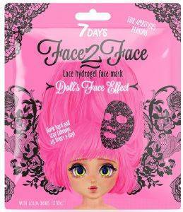FACE-2-FACE 7 DAYS LACE HYDROGEL MASK COCOA BEANS 28GR