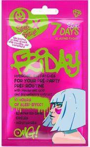HYDROGEL EYE PATCHES 7 DAYS BLAZING FRIDAY WITH HYALURONIC ACID AND STRAWBERRY EXTRACT 2,5 GR HYDROGEL EYE PATCHES 7 DAYS BLAZING FRIDAY WITH HYALURONIC ACID AND STRAWBERRY EXTRACT 2,5 GR