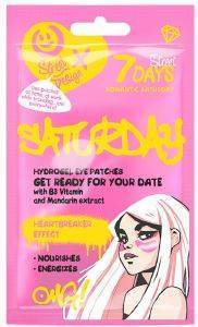 7DAYS HYDROGEL EYE PATCHES 7 DAYS ROMANTIC SATURDAY WITH VITAMIN B3 AND AND MANDARIN EXTRACT 2,5 GR