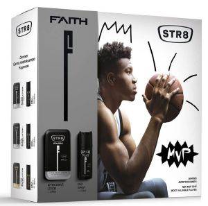 ��� ����� STR8 FAITH AFTER SHAVE 100ML + DEO BODY SPRAY 150ML