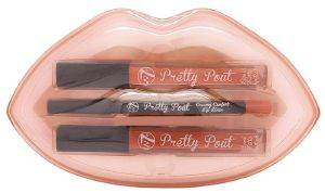   W7 PRETTY POUT LIP KIT SET - YOUR NUDE