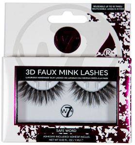  W7 3D FAUX MINK LASHES SAFE WORD