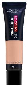 LOREAL PARIS INFALLIBLE 24H MATTE COVER LIQUID FOUNDATION 175 SAND