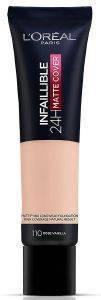 LOREAL PARIS INFALLIBLE 24H MATTE COVER LIQUID FOUNDATION 155 NATURAL ROSE