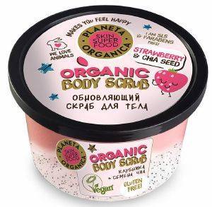 SCRUB PLANETA ORGANICA STRAWBERRY & CHIA SEEDS 250ML