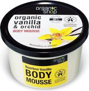   ORGANIC SHOP BODY MOUSSE BOURBON VANILLA 250 ML