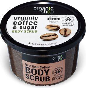 SCRUB ORGANIC SHOP BODY SCRUB BRAZILIAN COFFEE 250 ML