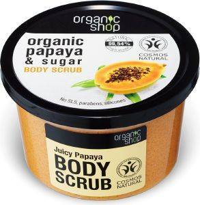 SCRUB ORGANIC SHOP BODY SCRUB JUICY PAPAYA 250 ML