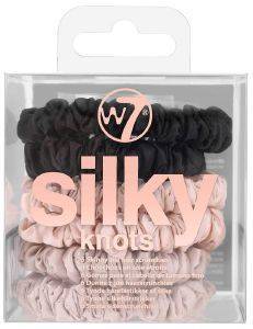 W7 HAIR SCRUNCHIES W7 SILKY KNOTS 6ΤΜΧ