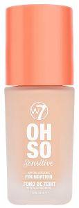 MAKE UP W7 OH SO SENSITIVE FOUNDATION  SAND BEIGE 30ML