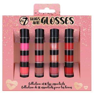   W7 HUGS AND GLOSSES LIP GLOSS GIFT SET