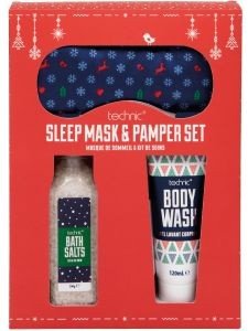   TECHNIC NOVELTY SLEEP MASK & PAMPER SET