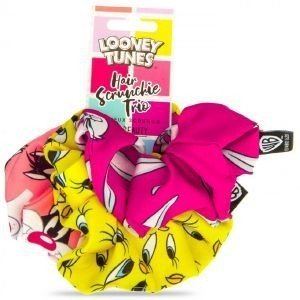 HAIR SCRUNCHIES MAD BEAUTY LOONEY TUNES 3TMX HAIR SCRUNCHIES MAD BEAUTY LOONEY TUNES 3TMX