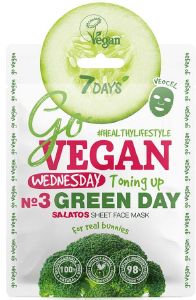   7DAYS GOVEGAN GREEN DAY MASK 25G